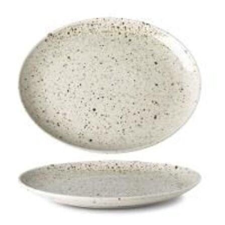 23 stk. Tallerken natural oval 280 mm Lifestyle