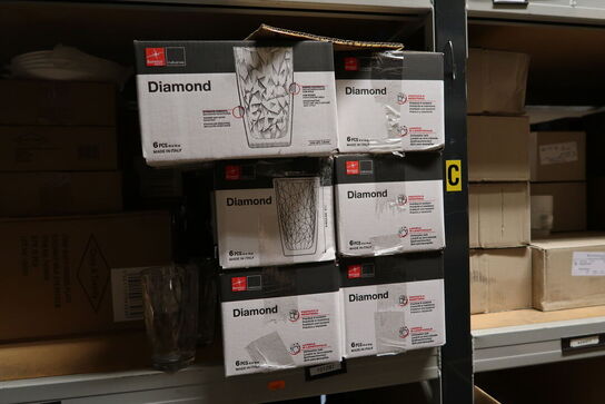 122 stk. Glas 47 cl Diamond