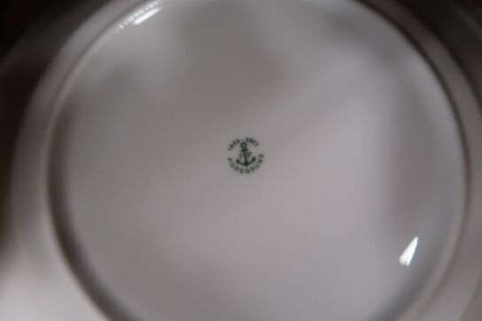 18 stk. Tallerken flad Fasett 250 mm Porsgrund