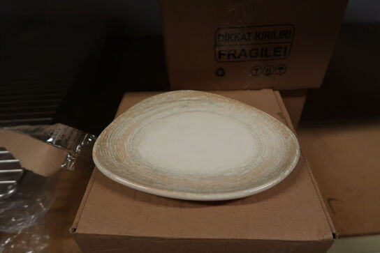 12 stk. Tallerken Patera oval 19x15 cm - Bonna