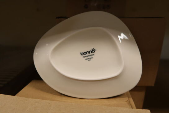 12 stk. Tallerken Patera oval 19x15 cm - Bonna