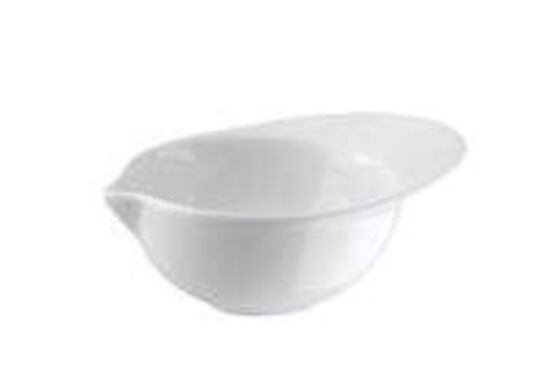 112 stk. Sauceskål oval B115 x D90 x H50 mm hvid porcelæn ( stor model )