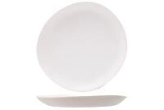 24 stk. Tallerken melamin off white 200 mm Kupo