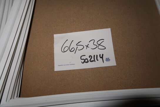 7 stk. Tætningsliste til låge kølebord - Vitrum