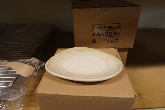 12 stk. Tallerken Patera oval 19x15 cm - Bonna