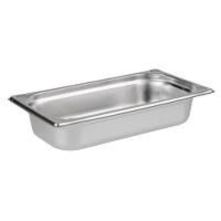 8 stk. Kantine stål 1/3 GN H65 mm 2,5 ltr APS