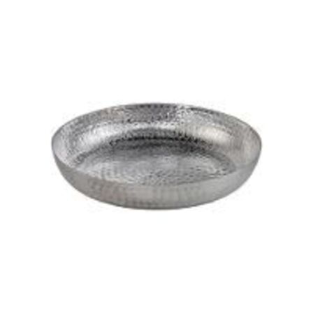 4 stk. Serveringsfad sølv hammeret 360 mm 