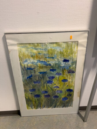 Litografi MAUD SINCLAIR 1990 (OBS: Har fået fugt)