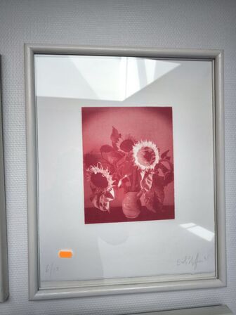 4 stk. indrammede papirtryk ERIK STEFFENSEN 1995