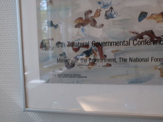 Indrammet plakat "VADEHAVET"