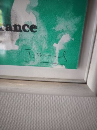 8 stk. litografier TROELS WÖRSEL "Wine Labels"