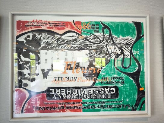 8 stk. litografier TROELS WÖRSEL "Wine Labels"