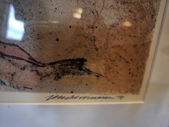 3 stk. litografi i passepartout JENS KROMANN 1978