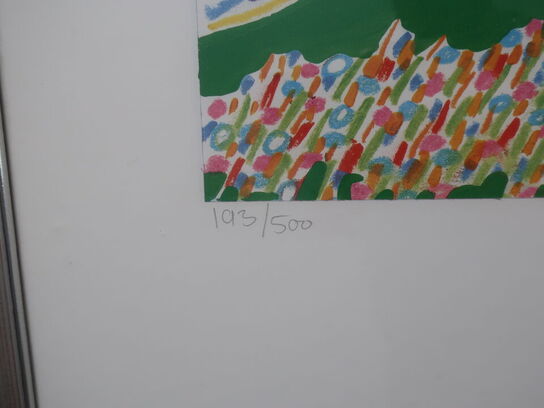 2 stk. litografi JOHNY WILSLEW "Sommer" & "Vinter" 1988 193/500