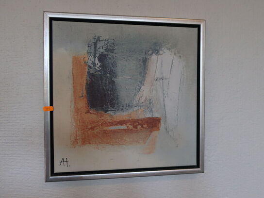 2 stk. lærredsprint i ramme 40x40