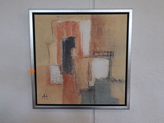 2 stk. lærredsprint i ramme 40x40