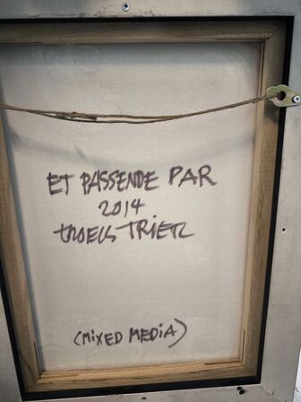 Maleri TROELS TRIER "Et Passende Par 2014" 30x40 cm