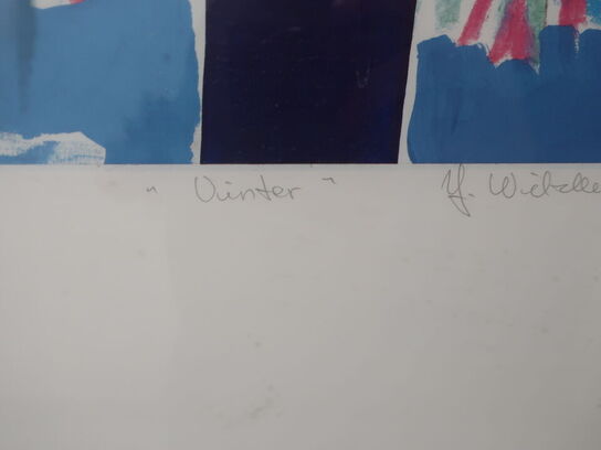 2 stk. litografi JOHNY WILSLEW "Sommer" & "Vinter" 1988 193/500