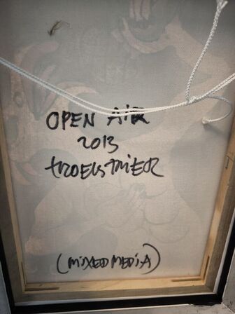 Maleri TROELS TRIER "Open Air 2013" 30x40 cm