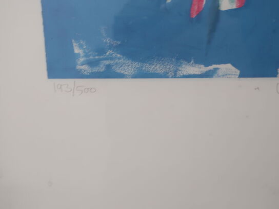 2 stk. litografi JOHNY WILSLEW "Sommer" & "Vinter" 1988 193/500