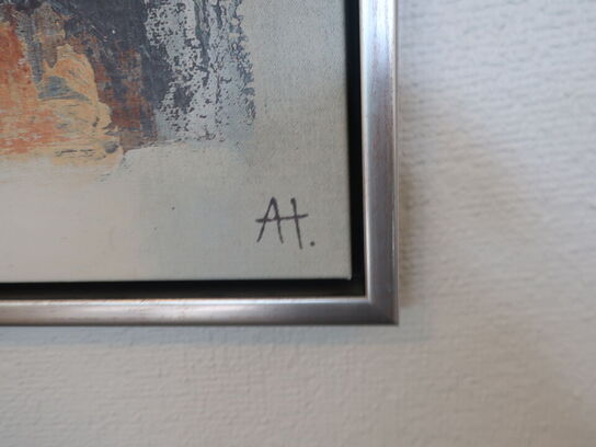 2 stk. lærredsprint i ramme 40x40