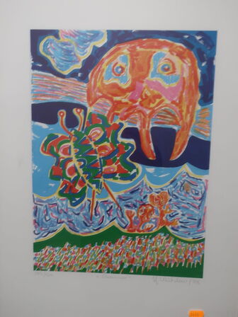 2 stk. litografi JOHNY WILSLEW "Sommer" & "Vinter" 1988 193/500