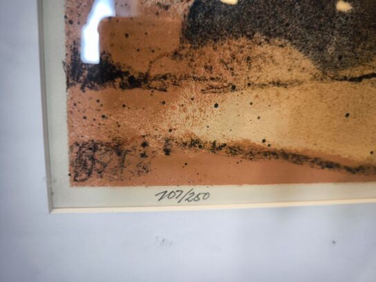 3 stk. litografi i passepartout JENS KROMANN 1978