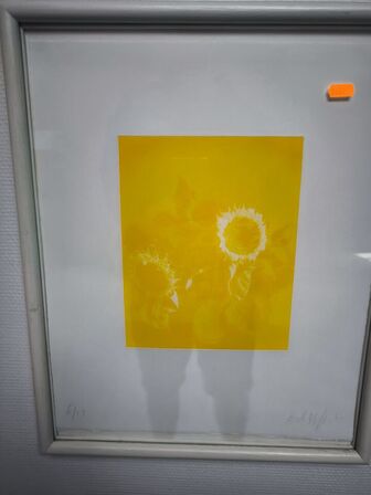 4 stk. indrammede papirtryk ERIK STEFFENSEN 1995