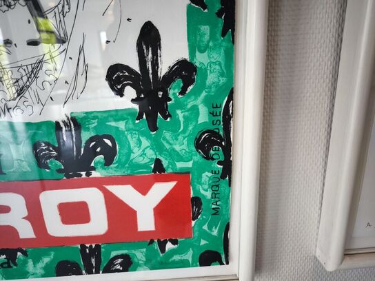 8 stk. litografier TROELS WÖRSEL "Wine Labels"