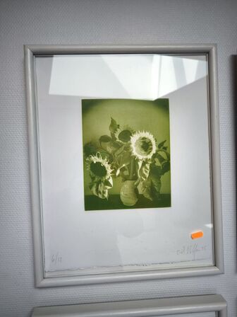 4 stk. indrammede papirtryk ERIK STEFFENSEN 1995