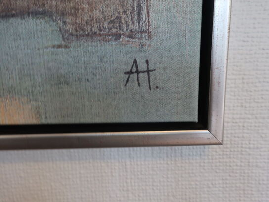 2 stk. lærredsprint i ramme 40x40