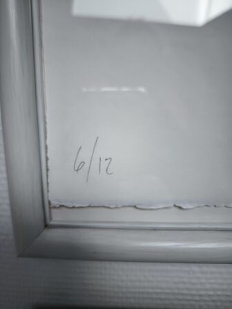 4 stk. indrammede papirtryk ERIK STEFFENSEN 1995