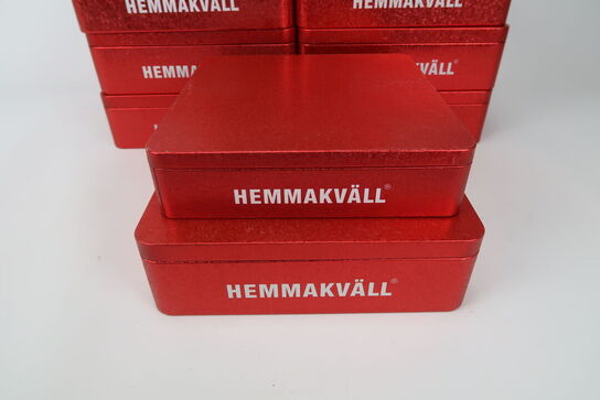 8 pk. Kagedåsesæt i metal