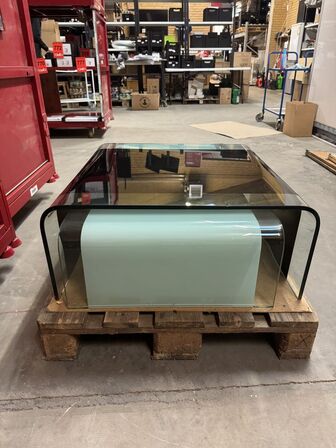 2 stk. Indskudsborde i glas