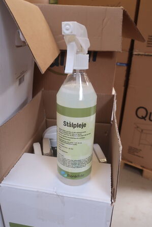 72 fl. RENKILDE stålpleje (á 500 ml)