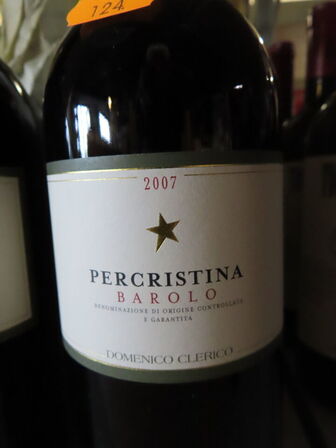 4 fl. rødvin, PERCRISTINA BAROLO 2007, Domenico Clerico