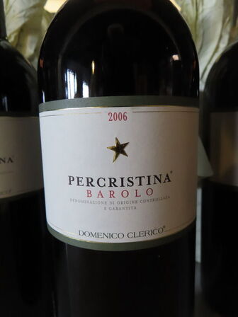 4 fl. rødvin, PERCRISTINA BAROLO 2006, Domenico Clerico