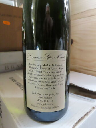 3 fl. hvidvin, SIPP MACK PINOT BLANC 2000, Alsace, France