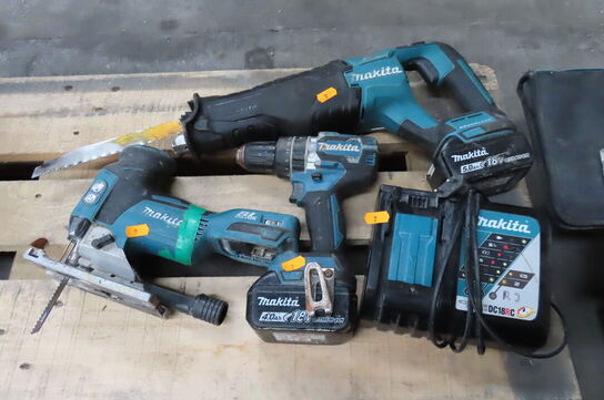 3 stk elværktøj MAKITA