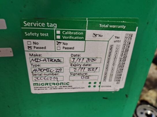 Svejseapparat.  MIGATRONIC, AUTOMIG