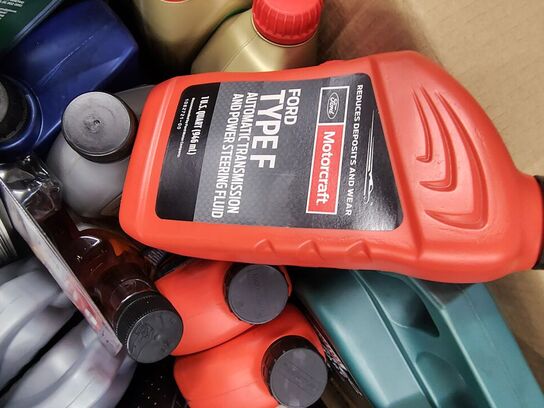 Diverse olieprodukter.