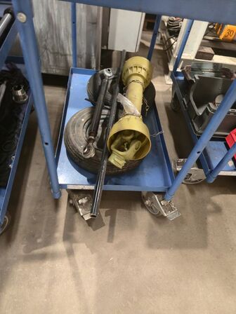 Rotorharve med så kasse