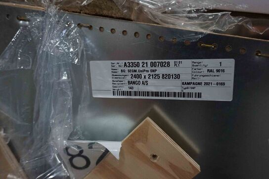 Supergate ledhejseport med automatik 2400x2125 mm 