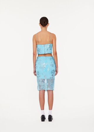 Beaded Pencil Skirt ROTATE BY BIRGER CHRISTENSEN Str.: 38