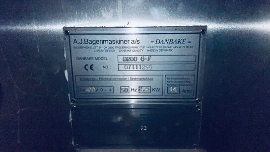 Rotationsovn, DANBAKE D200