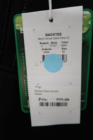 Golfbukser Herre BACKTEE STR. 52