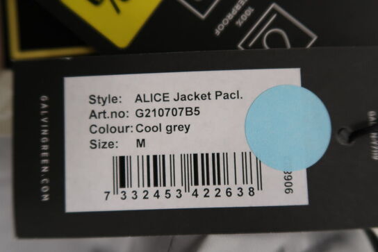 Regnjakke Dame GALVIN GREEN STR. MEDIUM