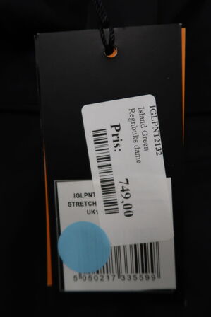 Regnbukser Dame ISLAND GREEN STR. EU44