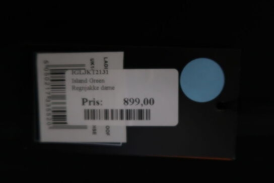 Regnjakke Dame ISLAND GREEN STR. EU 42