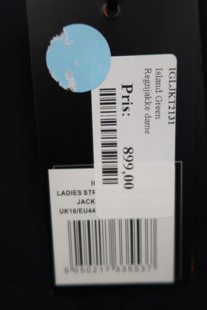 Regnjakke Dame ISLAND GREEN STR. EU 44